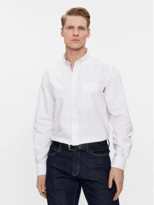 Tommy Hilfiger Koszula Oxford Monotype MW0MW33797 Biały Slim Fit