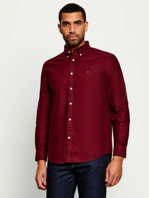 Tommy Hilfiger Koszula Oxford | Regular Fit brązowy