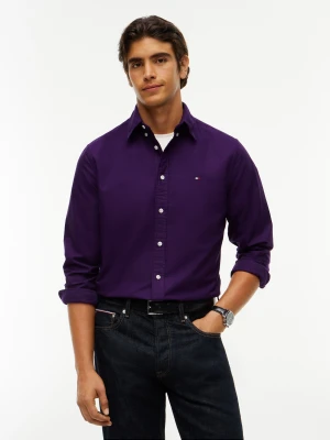 Tommy Hilfiger Koszula Oxford | Regular Fit fioletowy