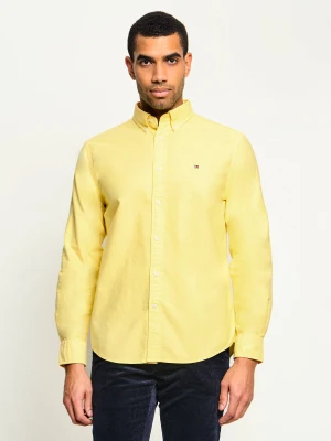 Tommy Hilfiger Koszula Oxford | Regular Fit żółty