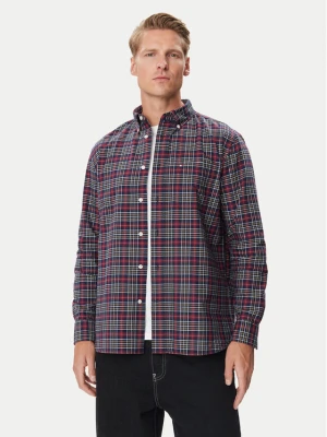 Tommy Hilfiger Koszula Oxford Tartan MW0MW44620 Granatowy Regular Fit