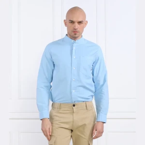 Tommy Hilfiger Koszula PIGMENT GMD MANDARIN | Regular Fit