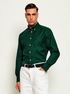 Tommy Hilfiger Koszula | Regular Fit butelkowa zieleń