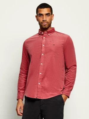 Tommy Hilfiger Koszula | Regular Fit | sztruks czerwony