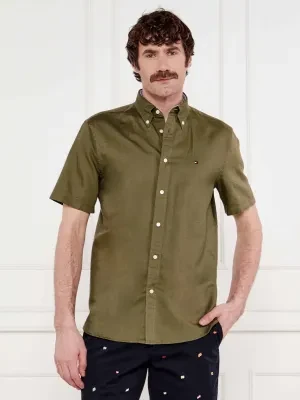 Tommy Hilfiger Koszula | Regular Fit | z dodatkiem lnu