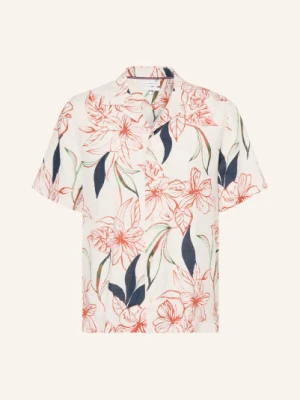 Tommy Hilfiger Koszula Resortowa Regular Fit Z Lnu weiss biały