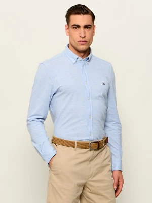 Tommy Hilfiger Koszula | Slim Fit | pique błękitny