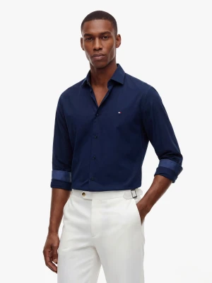 Tommy Hilfiger Koszula | Slim Fit | stretch granatowy