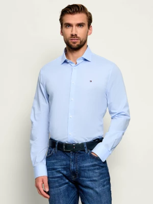 Tommy Hilfiger Koszula | Slim Fit | stretch błękitny