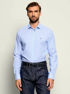 Tommy Hilfiger Koszula | Slim Fit | stretch błękitny