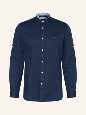 Tommy Hilfiger Koszula Slim Fit Z Stójką I Sznurkami blau