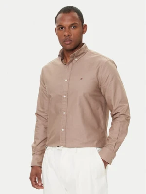 Tommy Hilfiger Koszula Solid Heritage MW0MW35774 Beżowy Regular Fit