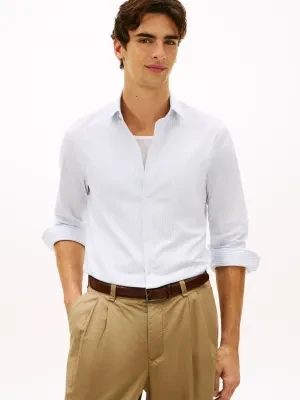 Tommy Hilfiger Koszula | strech | | Slim Fit | z dodatkiem lnu