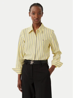 Tommy Hilfiger Koszula Summer WW0WW51155 Żółty Regular Fit