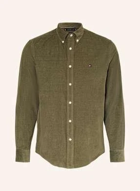 Tommy Hilfiger Koszula Sztruksowa Regular Fit gruen