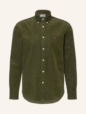 Tommy Hilfiger Koszula Sztruksowa Regular Fit gruen ZIELONY