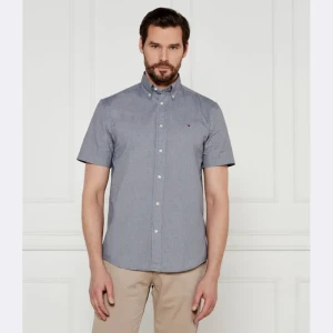 Tommy Hilfiger Koszula THFLEX POPLIN HOUNDSTOOTH | Regular Fit