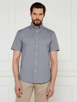 Tommy Hilfiger Koszula THFLEX POPLIN HOUNDSTOOTH | Regular Fit