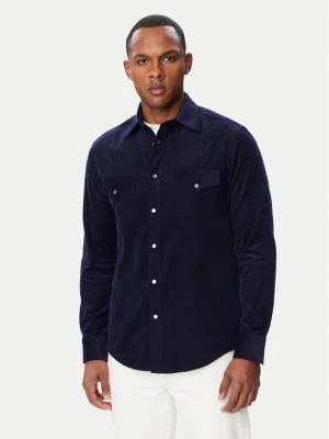 Tommy Hilfiger Koszula Western Corduroy MW0MW45647 Granatowy Regular Fit