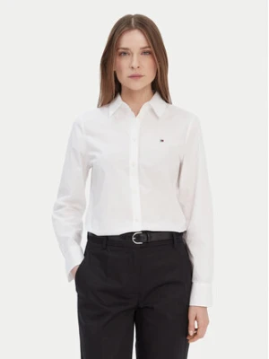 Tommy Hilfiger Koszula WW0WW43577 Biały Regular Fit
