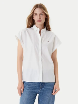 Tommy Hilfiger Koszula WW0WW45897 Biały Relaxed Fit