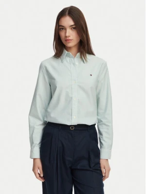 Tommy Hilfiger Koszula WW0WW46111 Zielony jasny Relaxed Fit