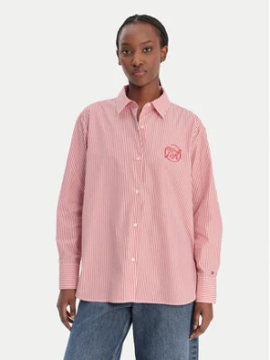 Tommy Hilfiger Koszula WW0WW48190 Czerwony Regular Fit