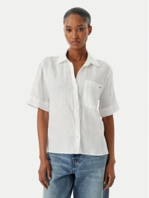 Tommy Hilfiger Koszula WW0WW48925 Biały Relaxed Fit