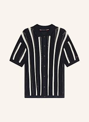 Tommy Hilfiger Koszula Z Dzianiny Regular Fit blau