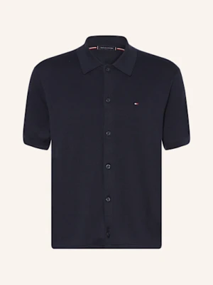 Tommy Hilfiger Koszula Z Dzianiny Regular Fit blau