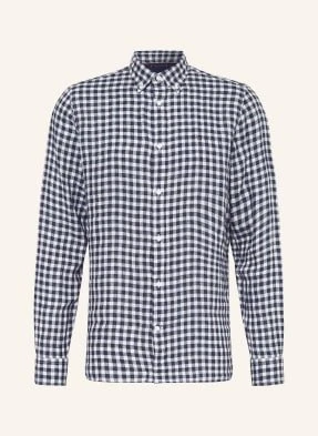 Tommy Hilfiger Koszula Z Lnu Slim Fit blau