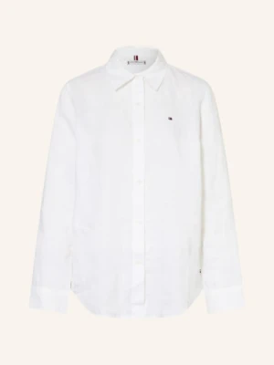 Tommy Hilfiger Koszula Z Lnu weiss