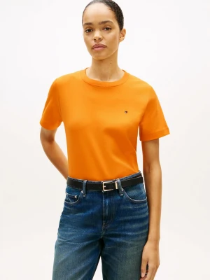 Tommy Hilfiger Koszulka Kobiety Bawełna (100%) pomarańczowy,