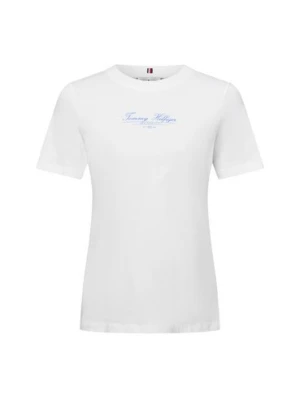 Zdjęcie produktu Tommy Hilfiger Koszulka damska Kobiety Bawełna biały,