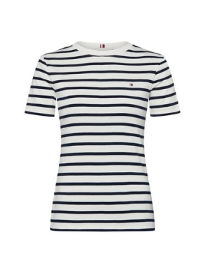 Tommy Hilfiger Koszulka damska Kobiety Bawełna biały|niebieski w paski,