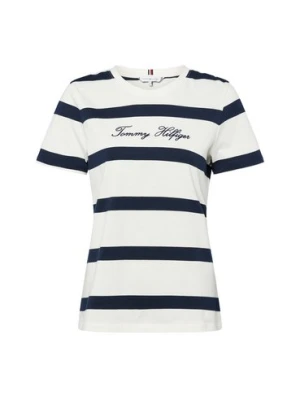Tommy Hilfiger Koszulka damska Kobiety Bawełna biały|niebieski w paski,