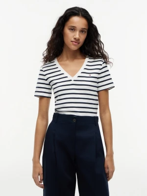 Zdjęcie produktu Tommy Hilfiger Koszulka Kobiety Bawełna biały|wielokolorowy