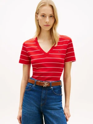 Zdjęcie produktu Tommy Hilfiger Koszulka Kobiety Bawełna czerwony