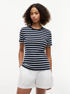 Tommy Hilfiger Koszulka Kobiety Bawełna niebieski|wielokolorowy