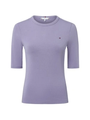 Tommy Hilfiger Koszulka damska Kobiety wiskoza lila jednolity,