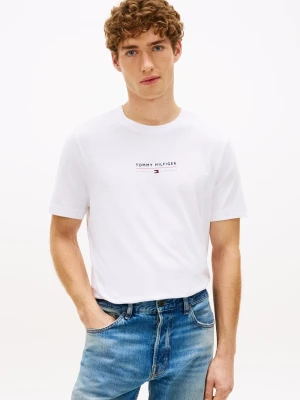Zdjęcie produktu Tommy Hilfiger Koszulka - Brand Love Mężczyźni Bawełna (100%) biały