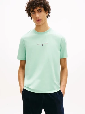 Zdjęcie produktu Tommy Hilfiger Koszulka - Brand Love Mężczyźni Bawełna (100%) zielony
