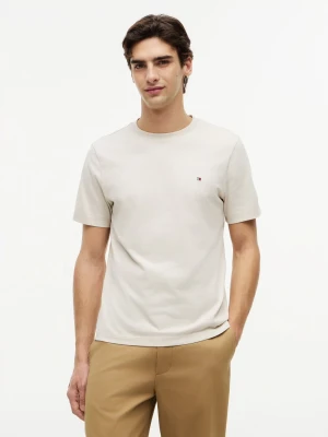 Zdjęcie produktu Tommy Hilfiger Koszulka Mężczyźni Bawełna beżowy