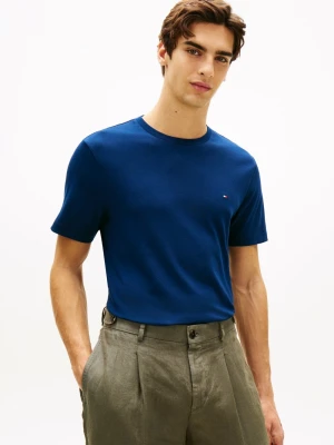 Tommy Hilfiger Koszulka męska Mężczyźni Bawełna niebieski,