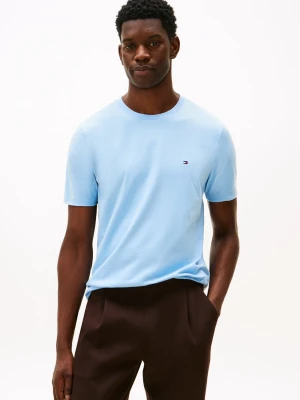 Tommy Hilfiger Koszulka męska Mężczyźni Bawełna niebieski,