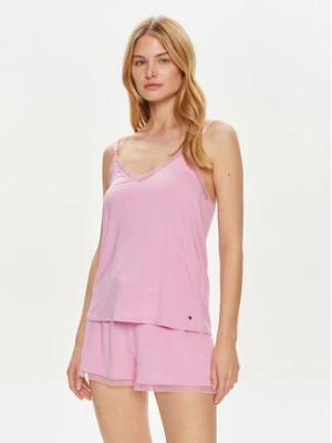 Tommy Hilfiger Koszulka piżamowa UW0UW05398 Różowy Regular Fit