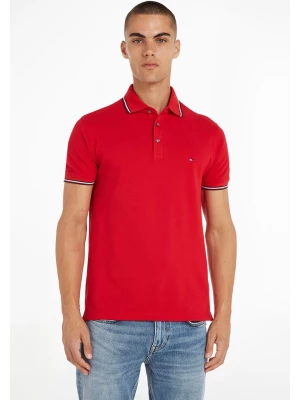 Tommy Hilfiger Koszulka polo w kolorze czerwonym rozmiar: S