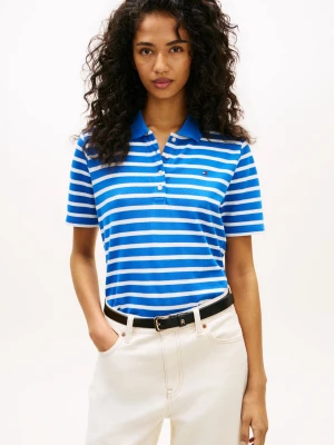 Tommy Hilfiger koszulka polo Kobiety Bawełna niebieski