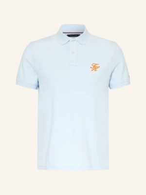 Tommy Hilfiger Koszulka Polo Piqué O Kroju Regular Fit blau