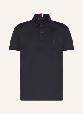 Tommy Hilfiger Koszulka Polo Z Dżerseju Regular Fit blau